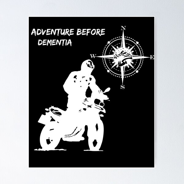 Item preview, Adventure Before Dementia 700 GS Motorcycle Funny Mountain designed and sold by Vrabis.