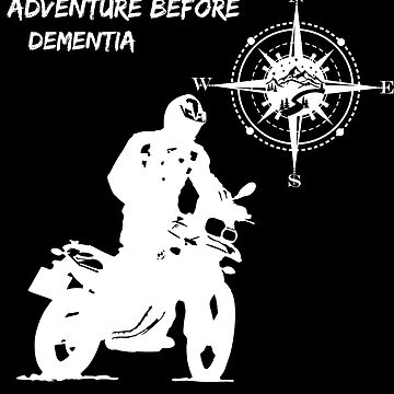 Artwork thumbnail, Adventure Before Dementia 700 GS Motorcycle Funny Mountain by Vrabis