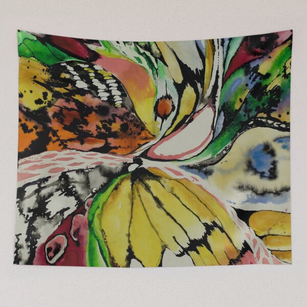 Item preview, Watercolor abstraction "Butterfly Effect VII" designed and sold by AlissNikolina.