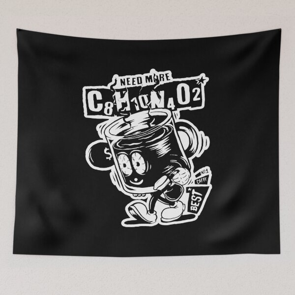 Item preview, i need more C8H10N4O2, coffee lover designed and sold by KomaVisuals.