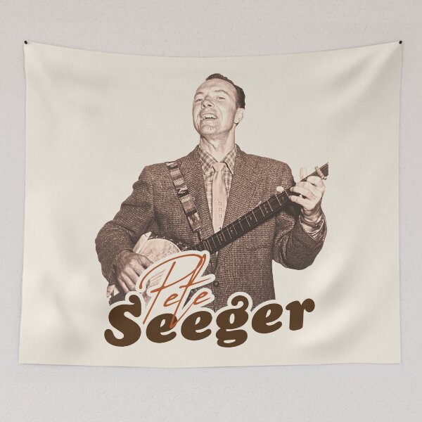 Item preview, Pete Seeger ))(( Retro Folk Icon designed and sold by acquiesce13.