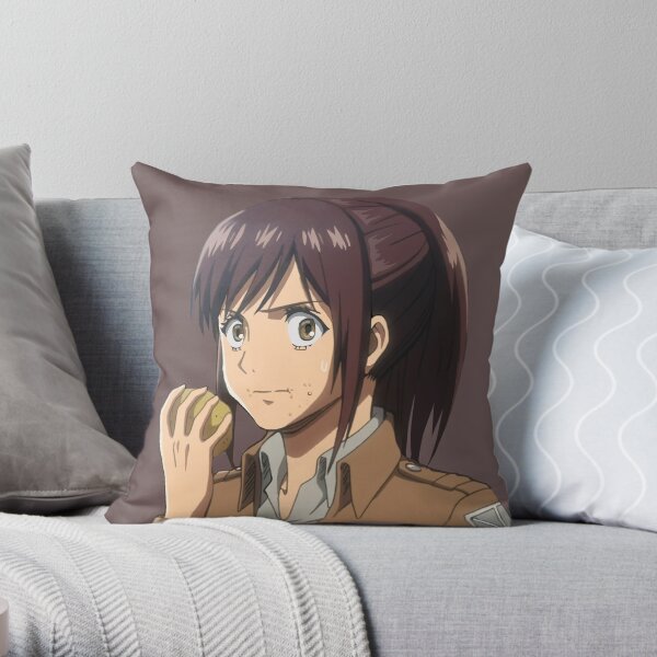 Sasha (Attack on Titan) Throw Pillow