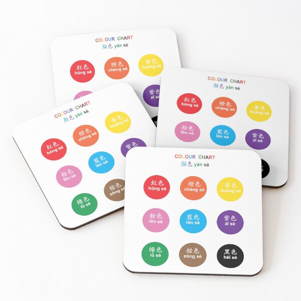 Item preview, Colour Chart: Mandarin Traditional Character designed and sold by LLB2019.