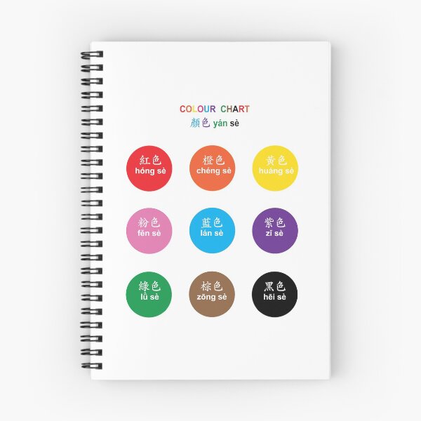 Item preview, Colour Chart: Mandarin Traditional Character designed and sold by LLB2019.