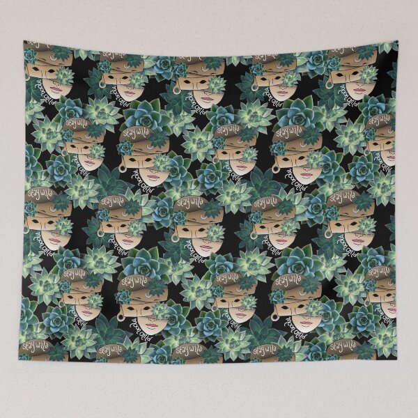 Item preview, Stay Wild Moon Child, Plant Lover, Cyclops, Weird and Unusual, Seamless Pattern designed and sold by 10pmCreations.