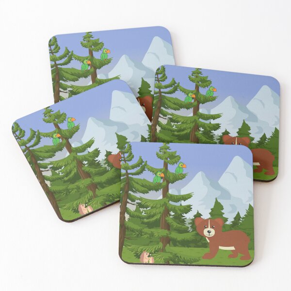 Item preview, Little bear and Forest Friends  designed and sold by kawrdesigns.