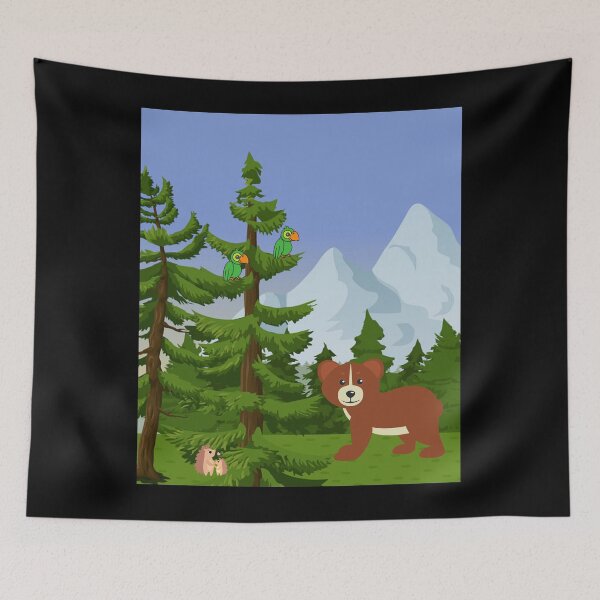 Item preview, Little bear and Forest Friends  designed and sold by kawrdesigns.