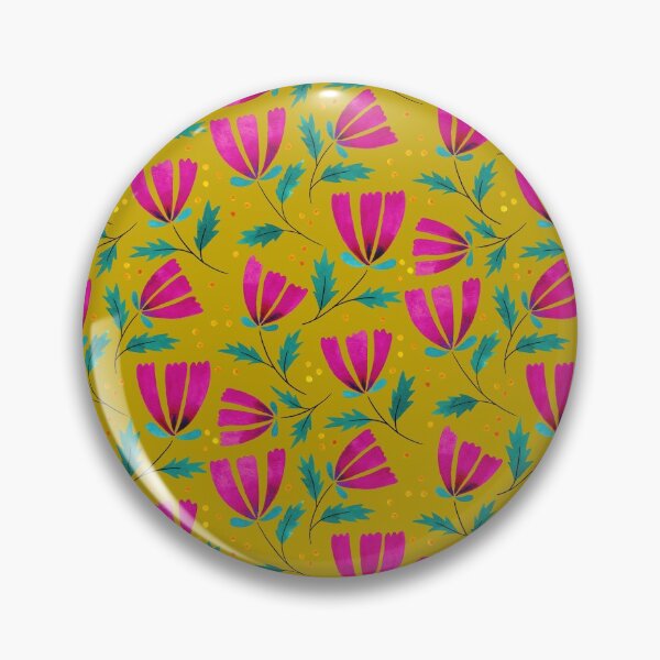 Item preview, Thistles | Pink and Teal designed and sold by RebeccaFlaherty.