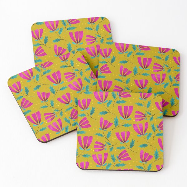 Item preview, Thistles | Pink and Teal designed and sold by RebeccaFlaherty.