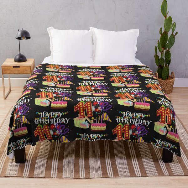 Item preview, HAPPY BIRTHDAY, PARTY SCENE, CELEBRATION, HAPPY 11th BIRTHDAY designed and sold by R B Chrystal.