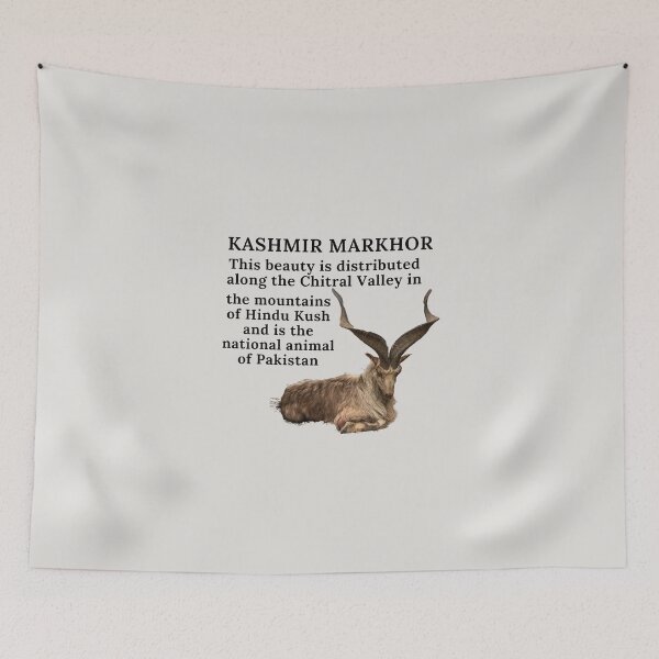 Item preview, Save the Markhor! designed and sold by DastaanArt.