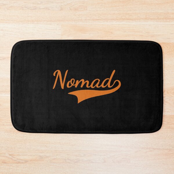 Item preview, Classic Retro Orange Nomad swish tail design (dark mode) designed and sold by Deegital18.