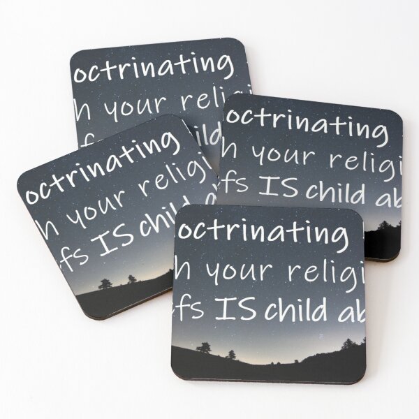 Item preview, Indoctrinating kids with your religious beliefs IS child abuse. designed and sold by KBwiththeTees.