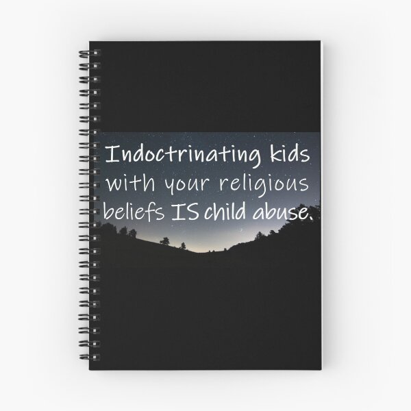 Item preview, Indoctrinating kids with your religious beliefs IS child abuse. designed and sold by KBwiththeTees.