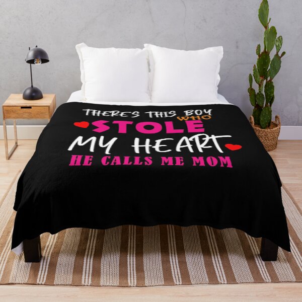 Item preview, THERE IS THIS BOY WHO STOLE MY HEART HE CALLS ME MOM designed and sold by Bouchfashions.