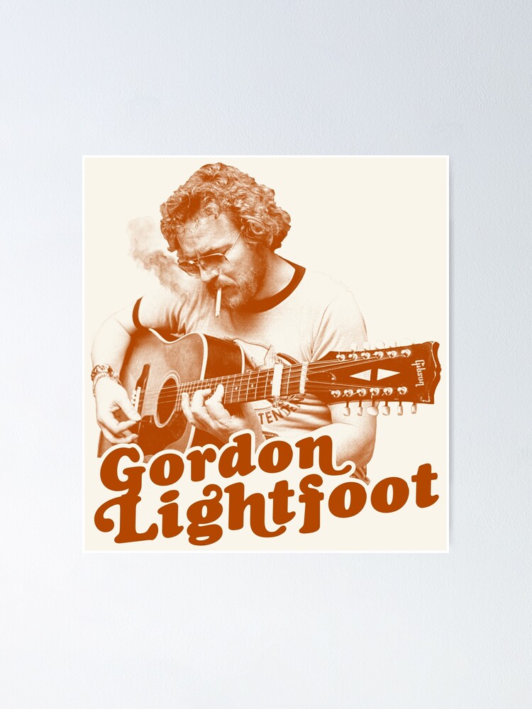 "Gordon Lightfoot ))(( Retro Folk Rock Icon" Poster by acquiesce13