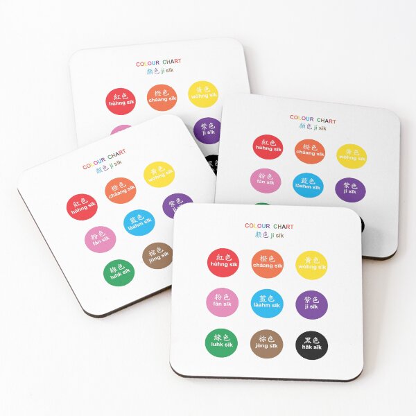 Item preview, Colour Chart: Cantonese Yale Traditional Chinese  designed and sold by LLB2019.