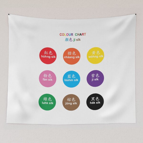 Item preview, Colour Chart: Cantonese Yale Traditional Chinese  designed and sold by LLB2019.