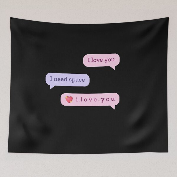 Item preview, I love you Funny text Convo designed and sold by Davestre.