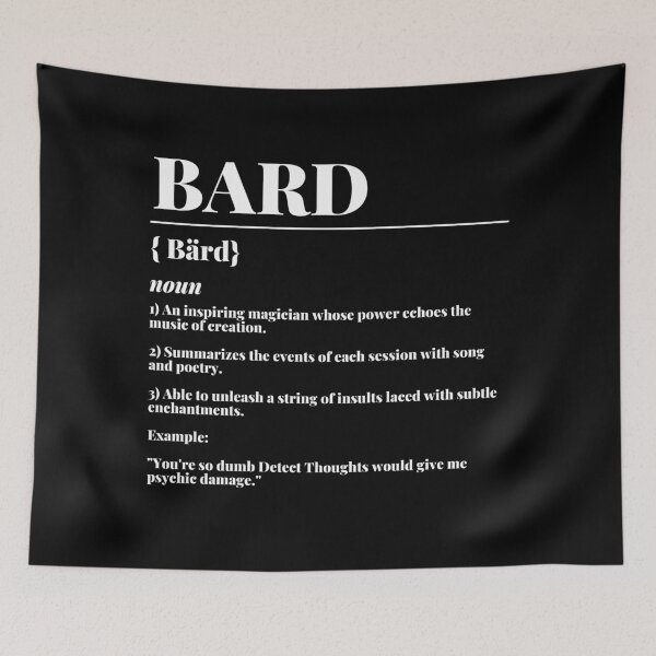 Item preview, DnD Bard Definition Class  designed and sold by ToplineDesigns.