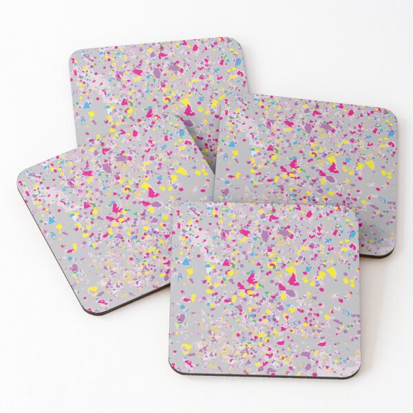 Item preview, Confetti Grey Colorful Pattern designed and sold by LIRAZ ZIV.