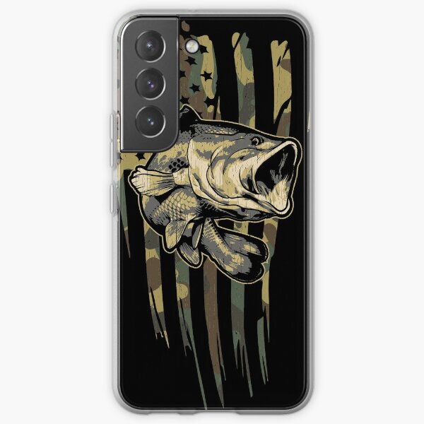 Bass Fish Out of Water Fishing Phone Case For iPhone 14 13 12 Samsung s23  Google