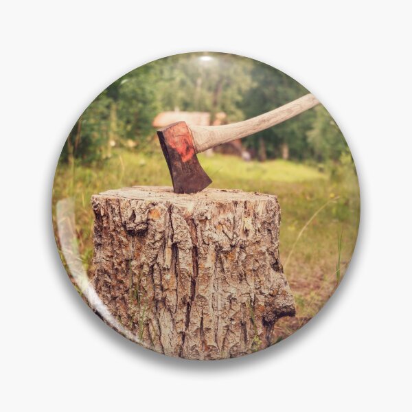 Item preview, Chopping firewood before winter designed and sold by Delphimages Art.