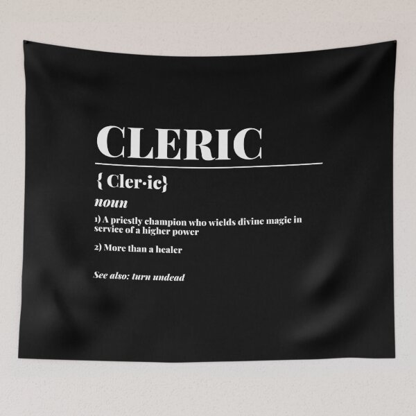 Item preview, DnD Cleric Definition Class designed and sold by ToplineDesigns.
