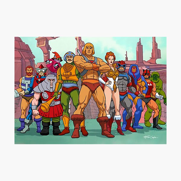 Item preview, Heroic Warriors Filmation style designed and sold by santalux.