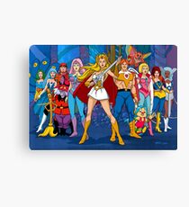 The Great Rebellion Filmation style Canvas Print
