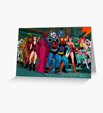 The Evil Horde Filmation Style Greeting Card