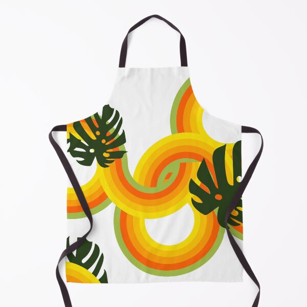 Item preview, 70's Circles and Monstera designed and sold by jenbucheli.