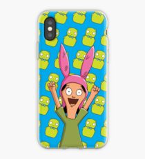 Louise Belcher Light Pattern Blue iPhone Case