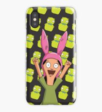 Louise Belcher Light Pattern Black iPhone Case/Skin