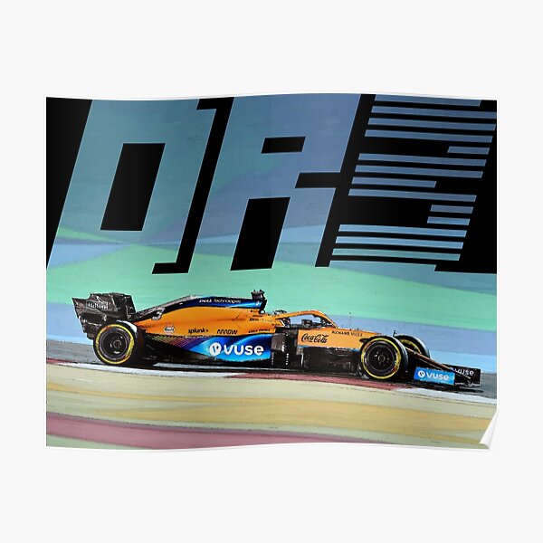 Daniel Ricciardo DR3 MCL35M Poster