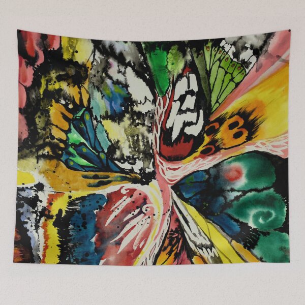 Item preview, Watercolor abstraction "Butterfly Effect VI" designed and sold by AlissNikolina.
