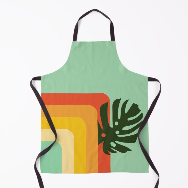Item preview, 70's Stripes and Monstera designed and sold by jenbucheli.