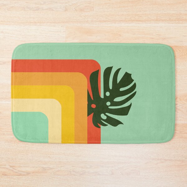 Item preview, 70's Stripes and Monstera designed and sold by jenbucheli.