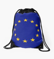 EU Flag Drawstring Bag