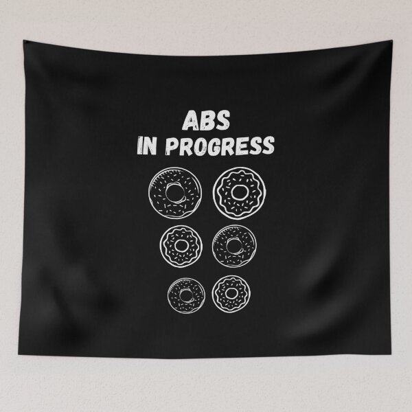 Item preview, funny donut Abs in Progress designed and sold by andy-mt.