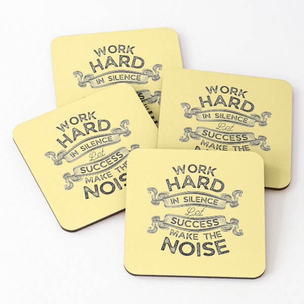 Item preview, Work Hard In Silence designed and sold by Joy Poddar.