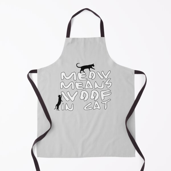 Item preview, Meow means ‘woof’ in cat. designed and sold by PGPshop.