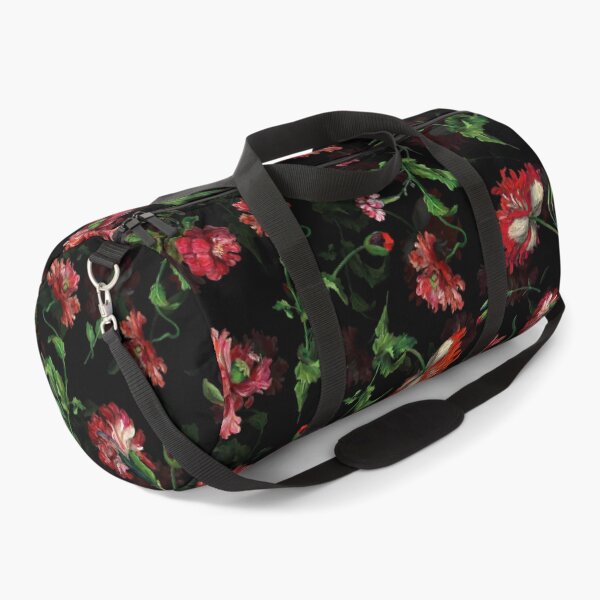 Item preview, Antique Red Vintage Spring Flowers Botanical Night Garden Nightgarden designed and sold by UtArt.