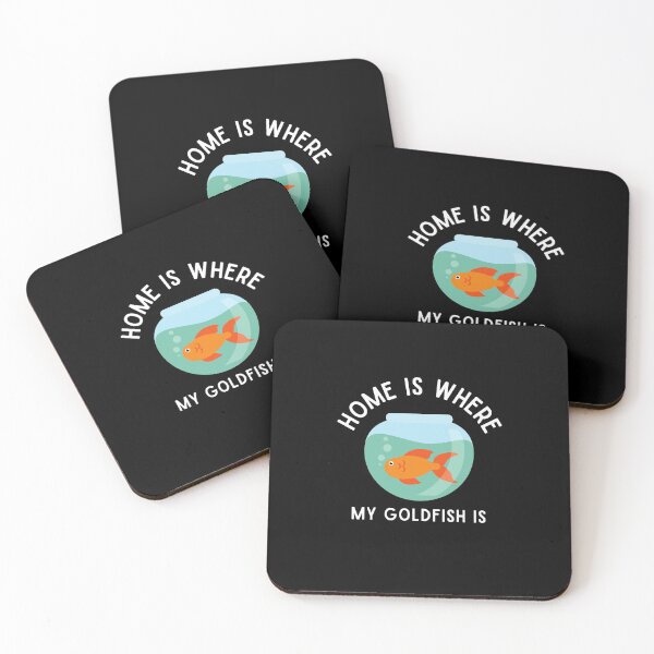 Item preview, Home is where my goldfish is designed and sold by Theleochick.