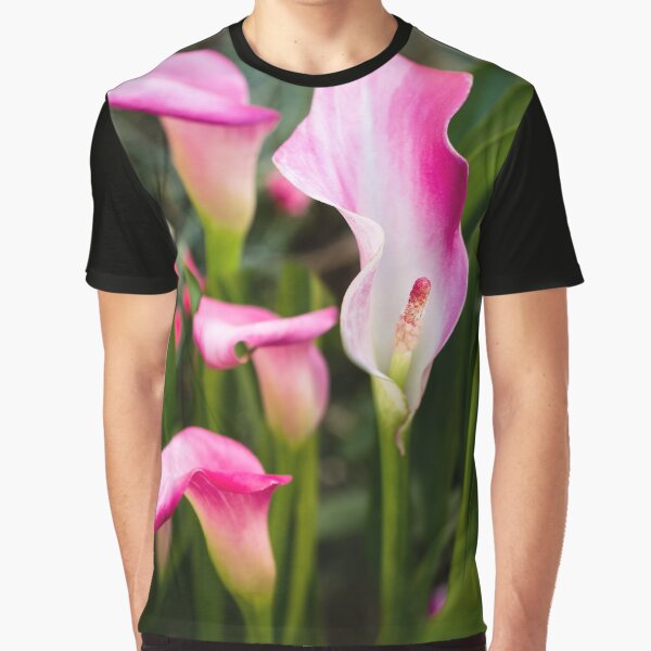 Item preview, Pink Calla flowers in the garden designed and sold by puremaster.
