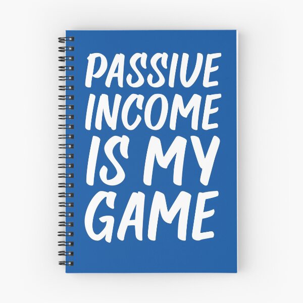 Item preview, Passive Income is My Game | Money | Life Goals | Quotes | Royal Blue designed and sold by Wintre2.
