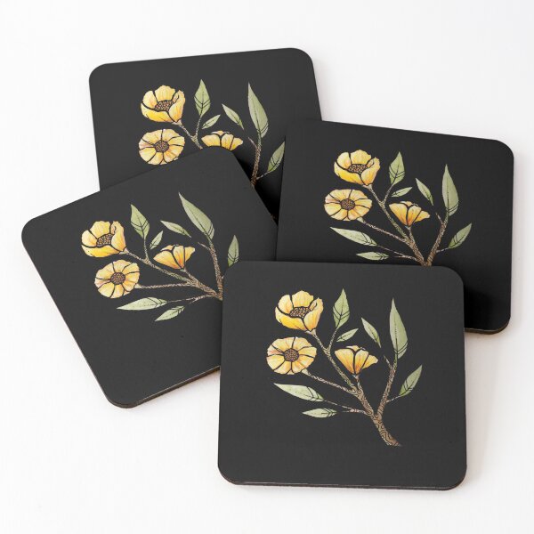 Item preview, Yellow Buttercup Flowers designed and sold by FrictionMaxxing.