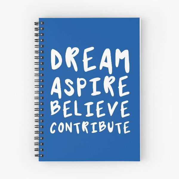 Item preview, Dream, Aspire, Believe, Contribute | Life | Quotes | Royal Blue designed and sold by Wintre2.
