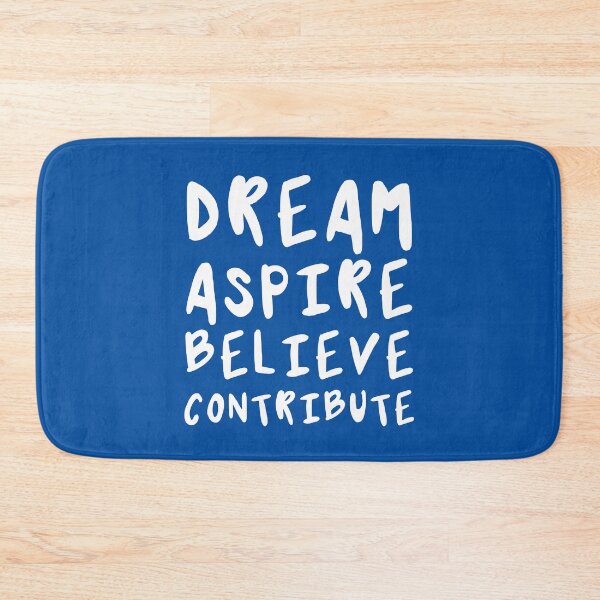 Item preview, Dream, Aspire, Believe, Contribute | Life | Quotes | Royal Blue designed and sold by Wintre2.