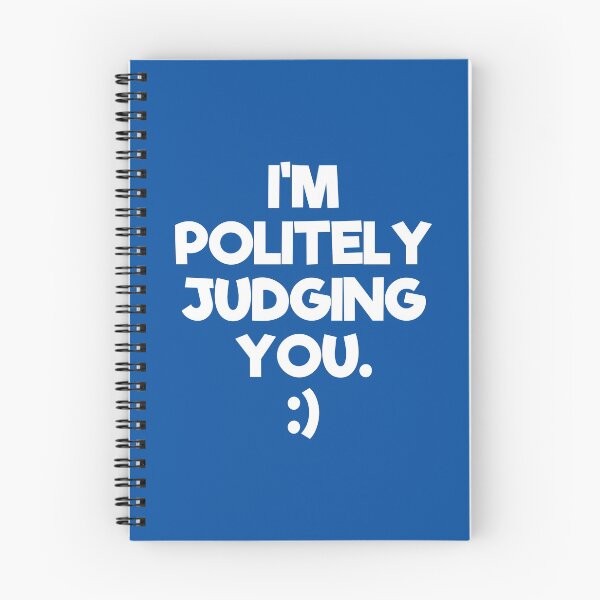 Item preview, I'm Politely Judging You | Quotes | Royal Blue designed and sold by Wintre2.
